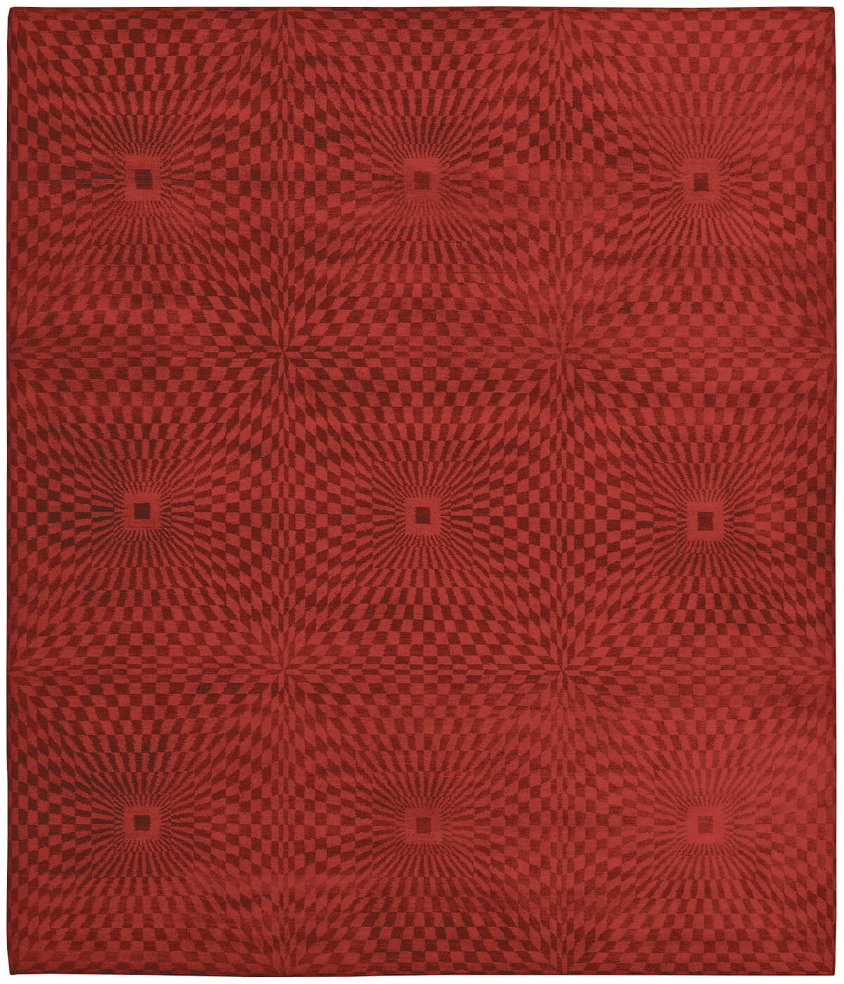 Tapete Kaleidoscope Vermelho | Tamanho: 250 × 300 cm
