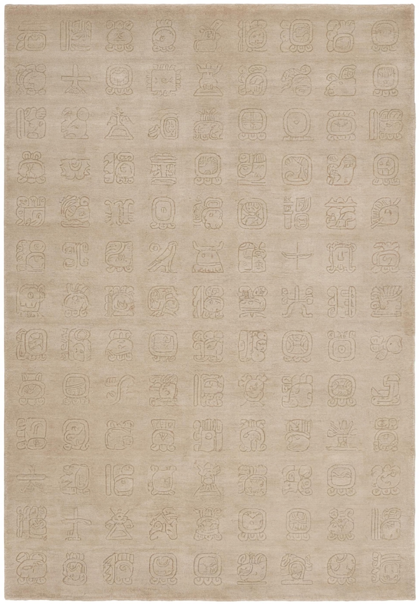 Tapete Symbol Grid Beige