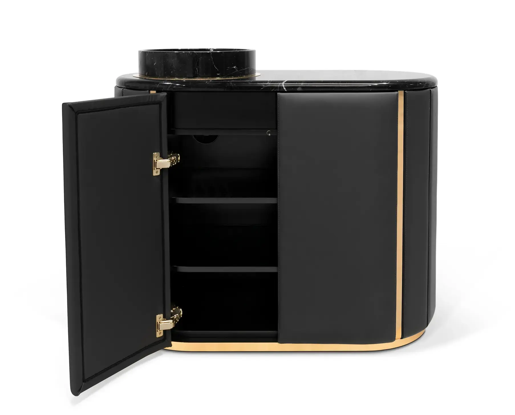 Móvel de casa de banho Majestic preto