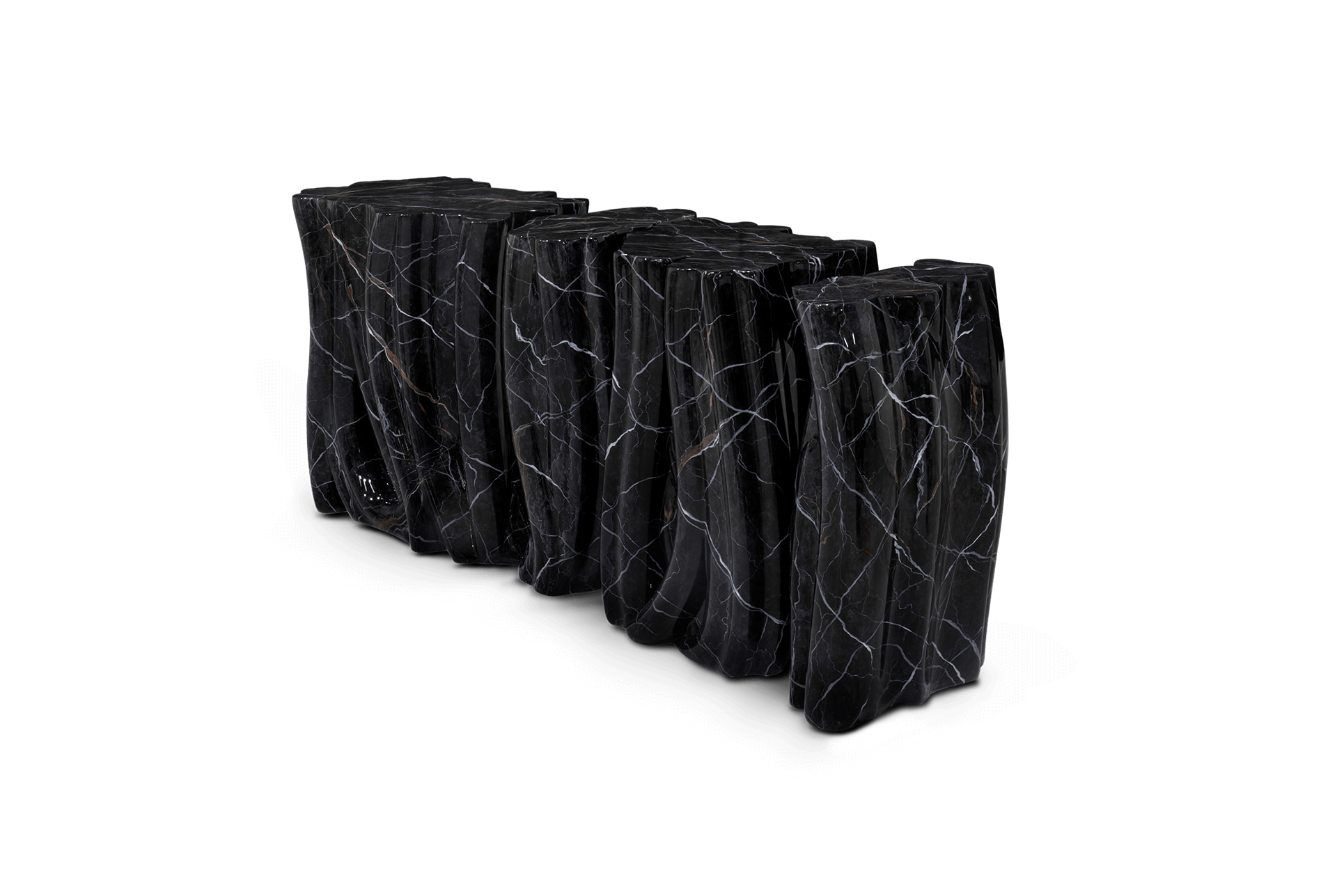 Aparador Monochrome falso mármore premium