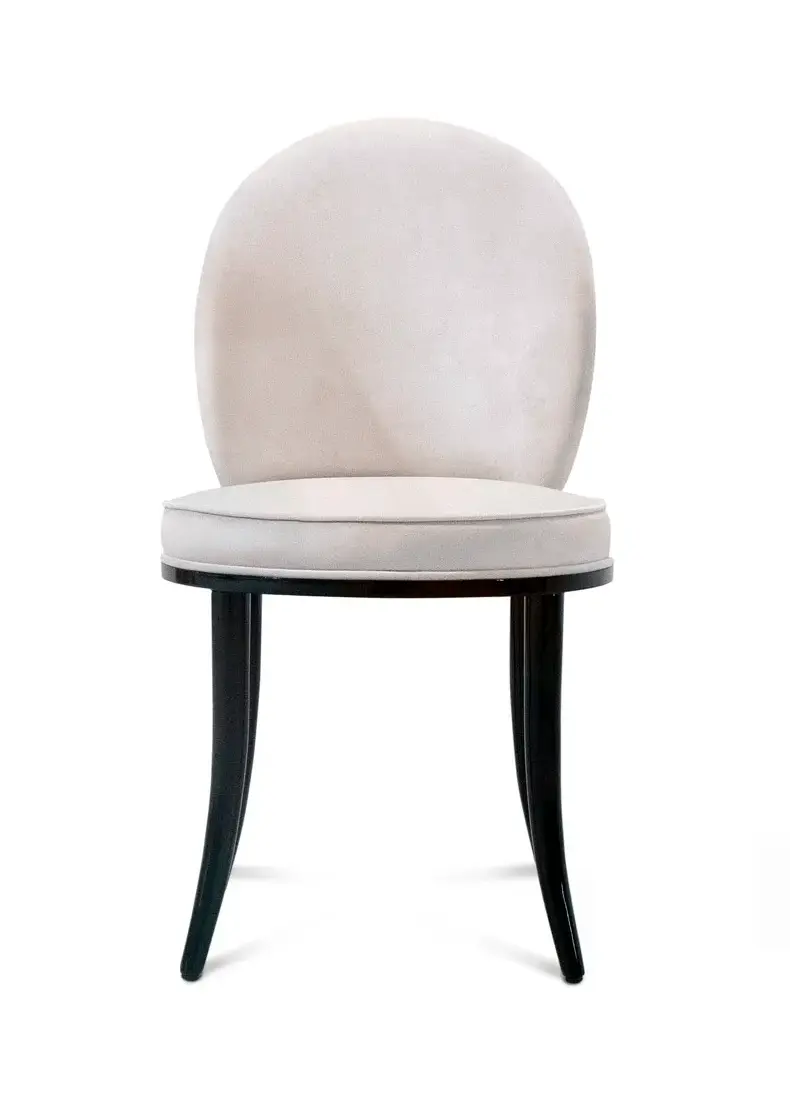 Cadeira de Jantar Mistral com Costas em Tecido