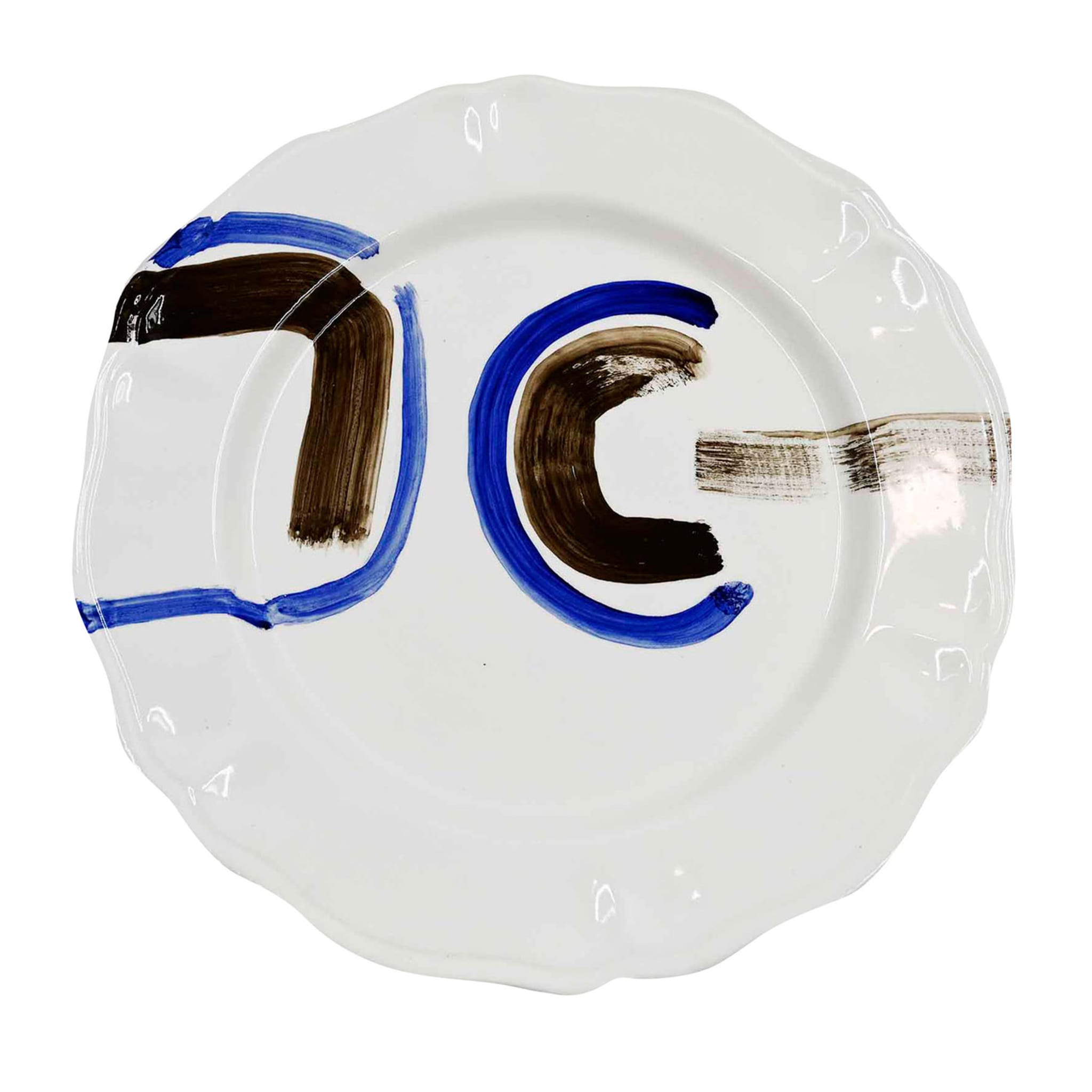 Prato cerâmico artesanal