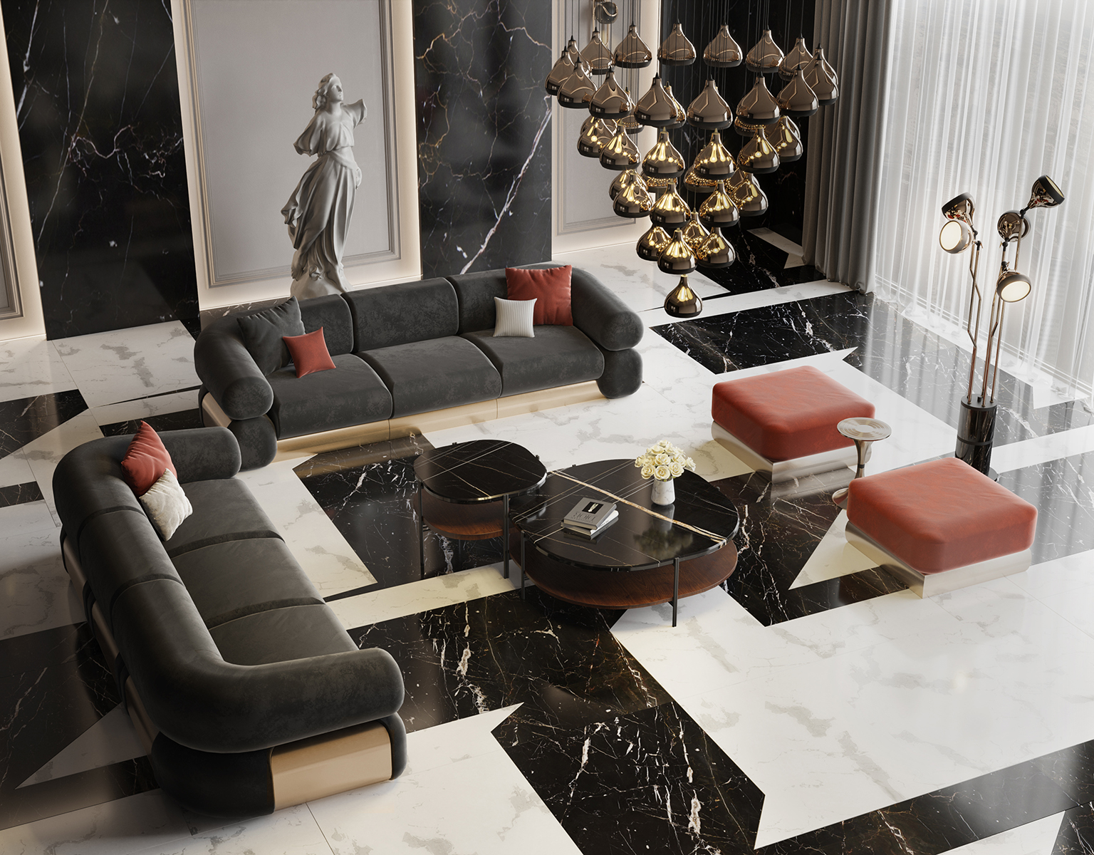 Candeeiro de pé Grace - 4