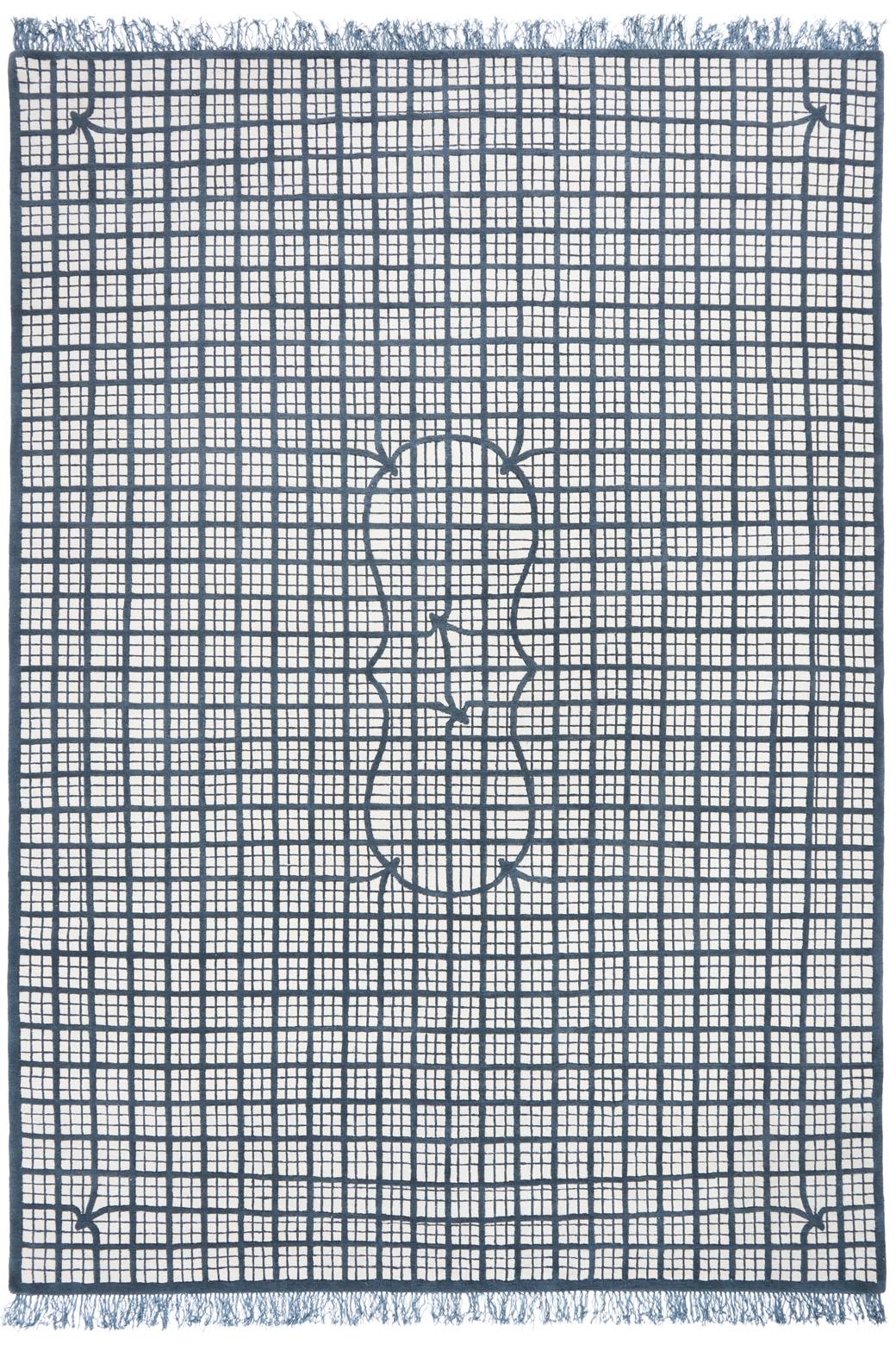 Tapete Decoro Elastico Designer Tecido à Mão