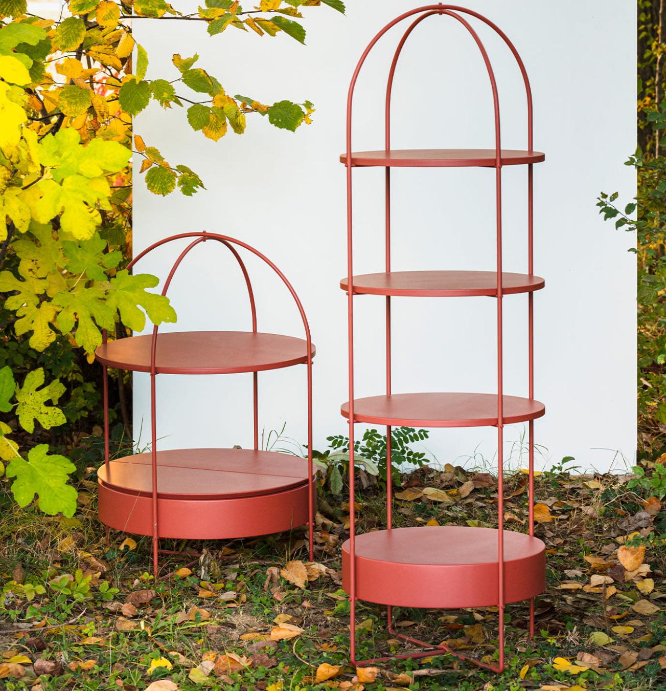 Estante Lacada Vermelha