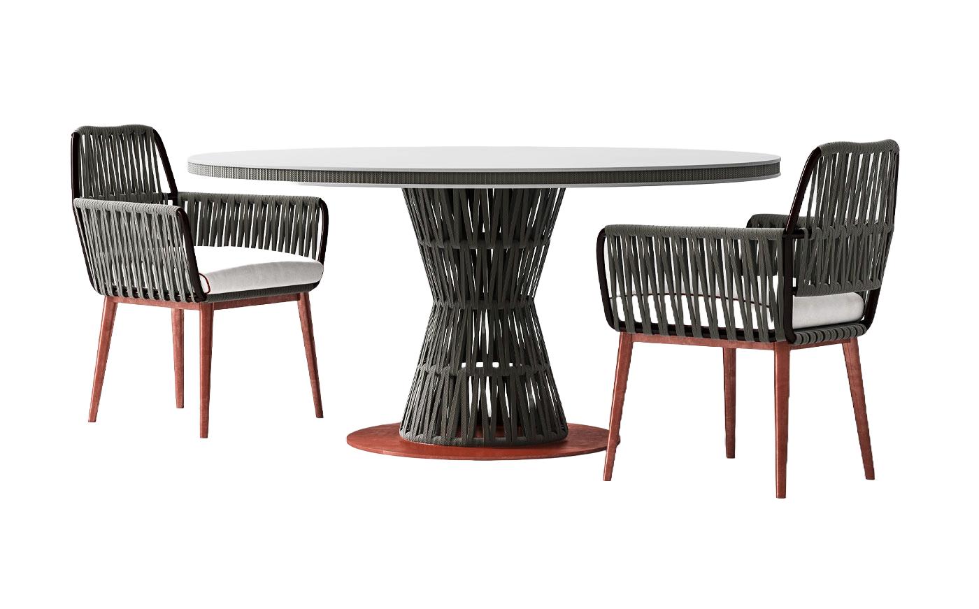 Conjunto de jantar interior/exterior Itália