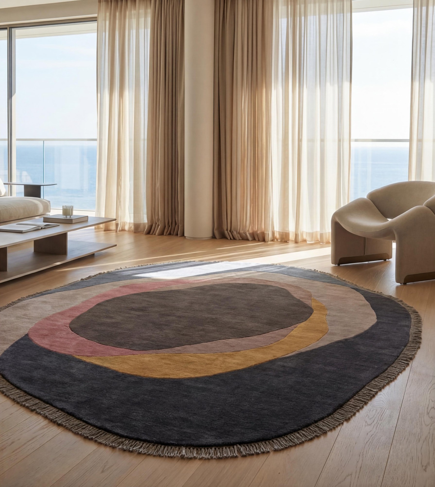 Tapete Organic Orbit Midnight