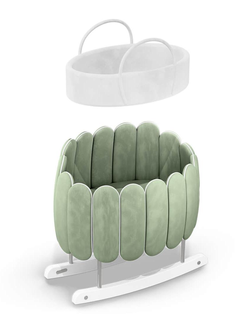 Berço de baloiço suave Lotus