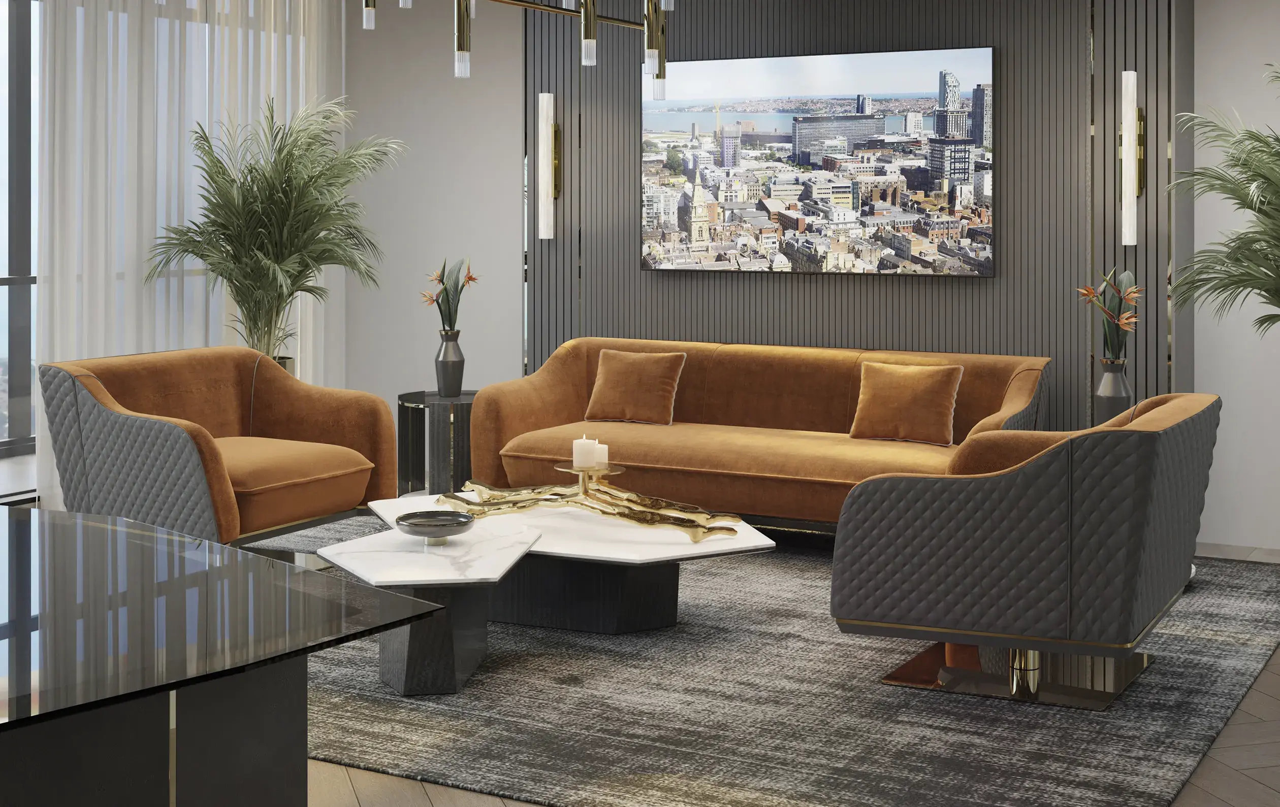 Sofá Individual Giratório Rogue - 8