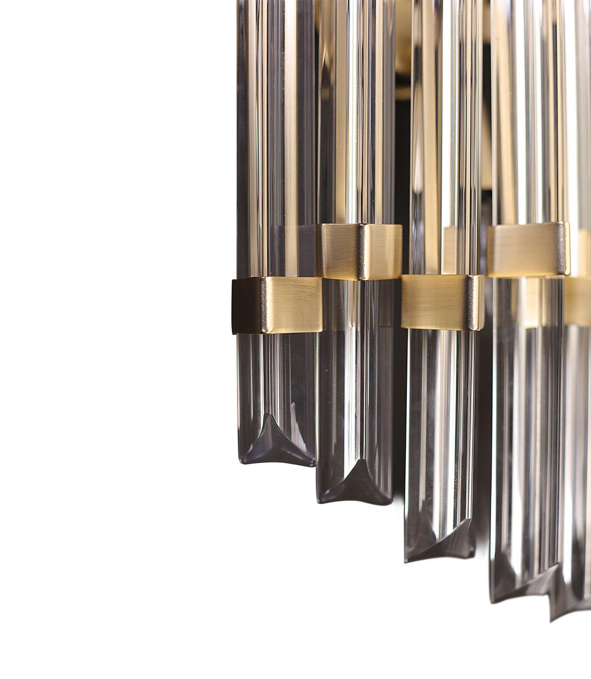 Aplique de Parede Art Déco em Cristal