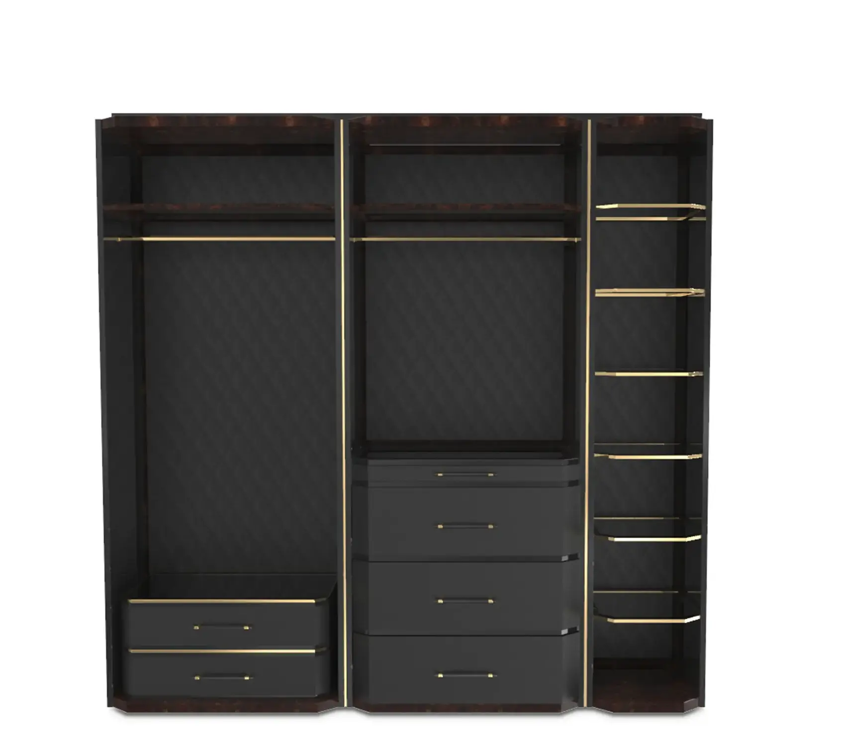 Roupeiro Preto Cadence