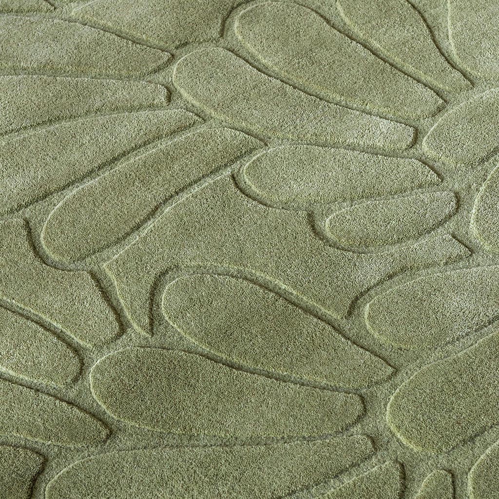 Tapete Coleby Petals Verde Sebe | Tamanho: 250 × 350 cm