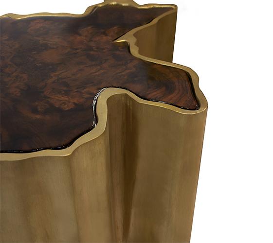 Mesa de Apoio Pequena Natural Edge