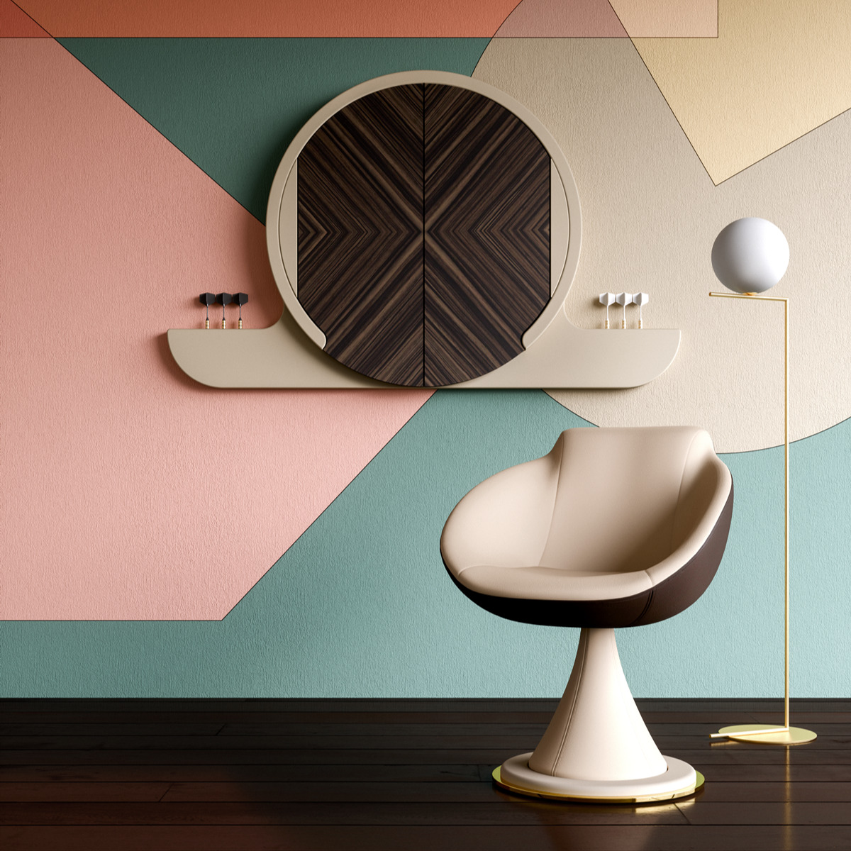 Cadeira Giratória Shell - 6