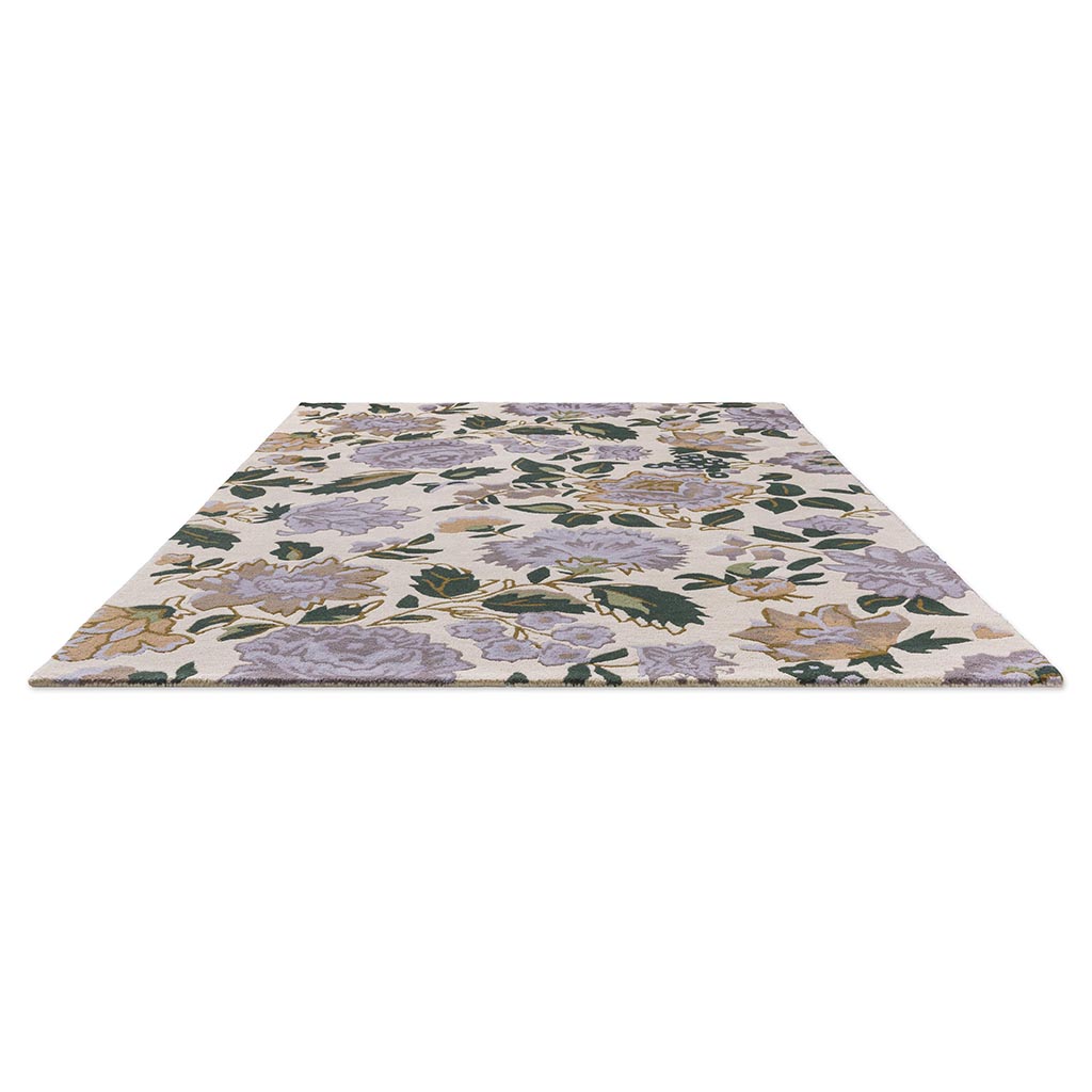 Tapete Wendling Floral Urze Roxo | Tamanho: 200 × 280 cm