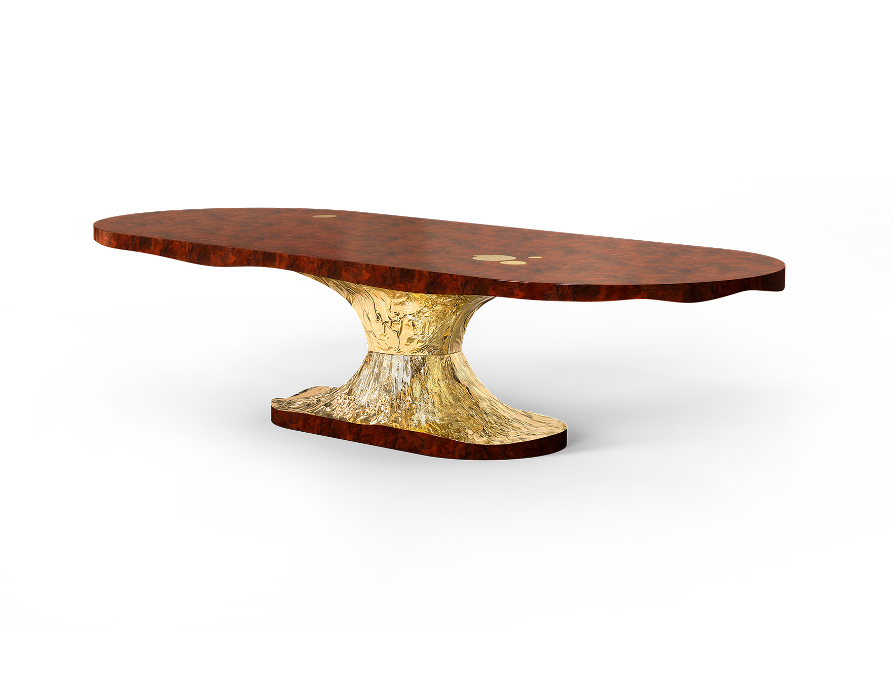 Mesa de Jantar Oval Luxe Evolution