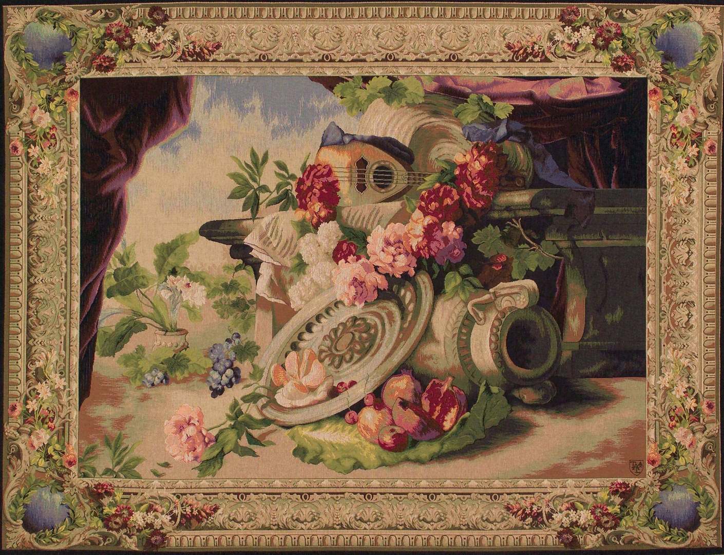 Tapeçaria bandolim | Tamanho: 85 × 110 cm