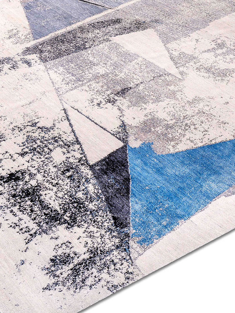 Tapete Original Cinzento Tecido à Mão