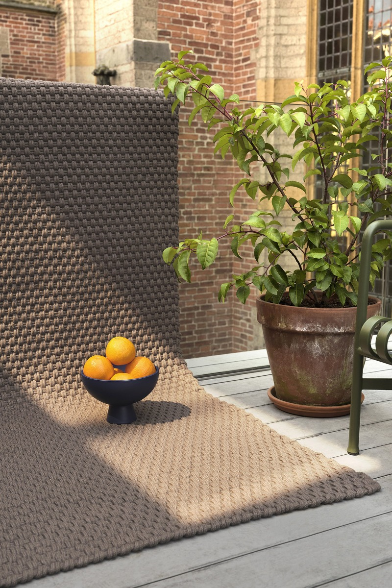 Tapete Lace Cinzento-Taupe Exterior | Tamanho: 160 × 230 cm