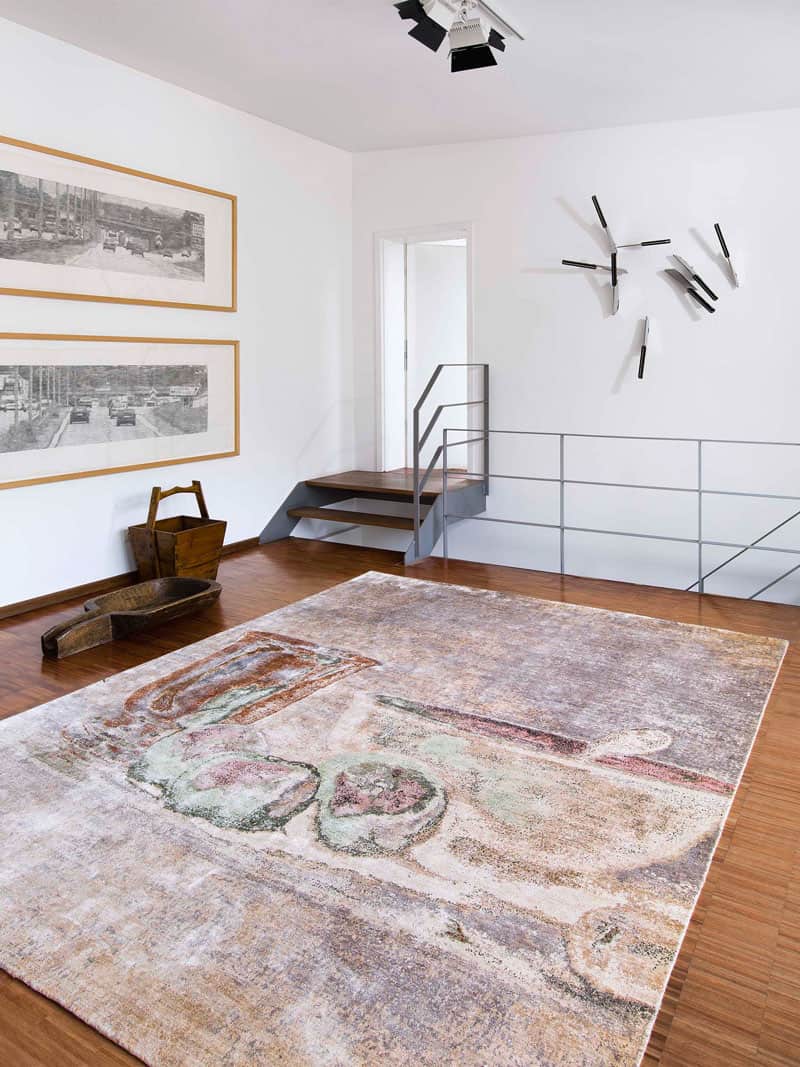 Tapete Three Apples Tecido à Mão