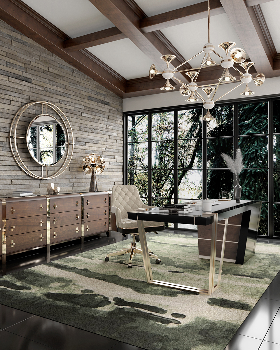 Candeeiro suspenso diamante Maestro