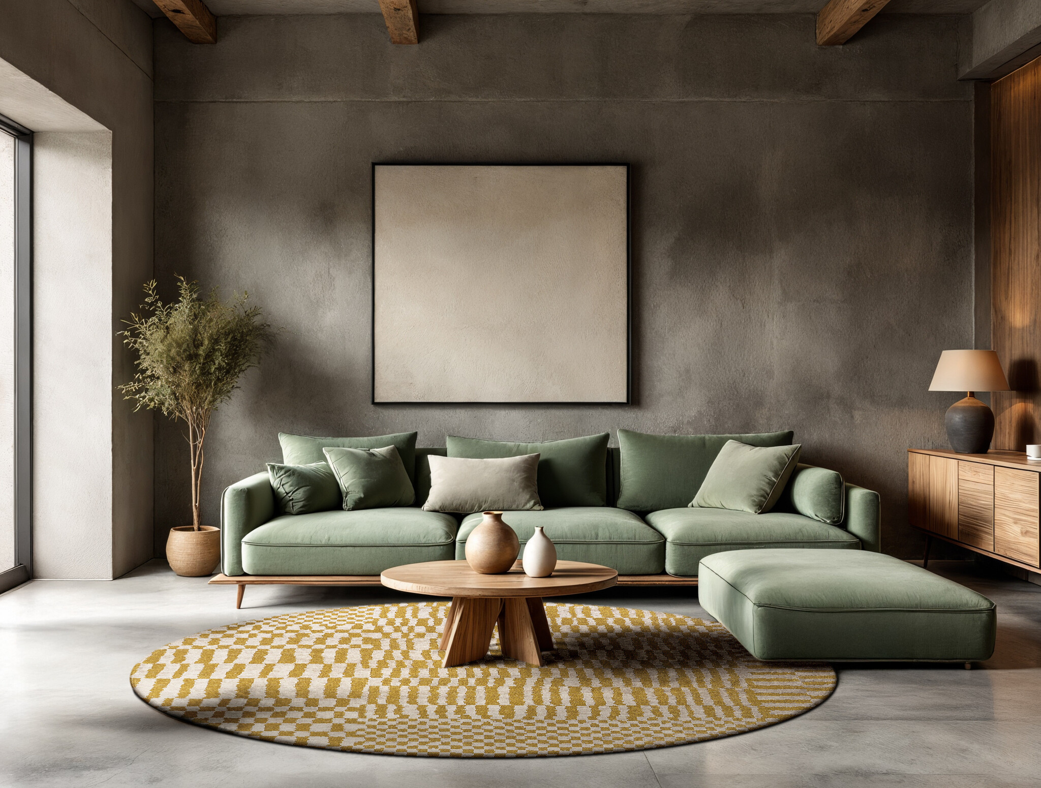 Tapete Erg 9648 Redondo | Tamanho: Ø 240 cm