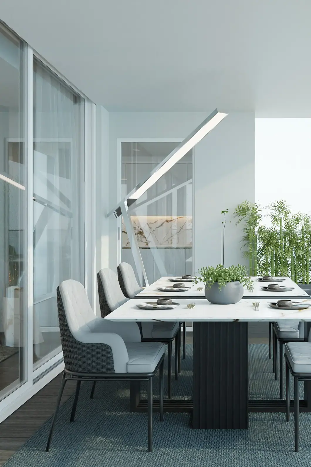 Candeeiro de pé exterior Horizon - 3