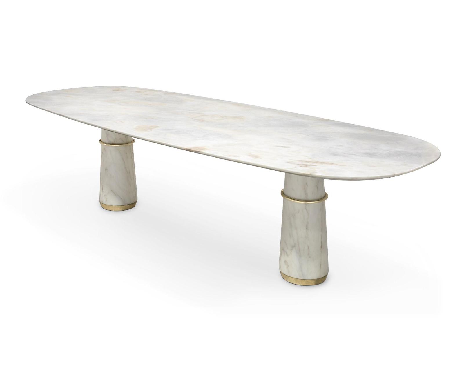 Mesa de Jantar em Mármore