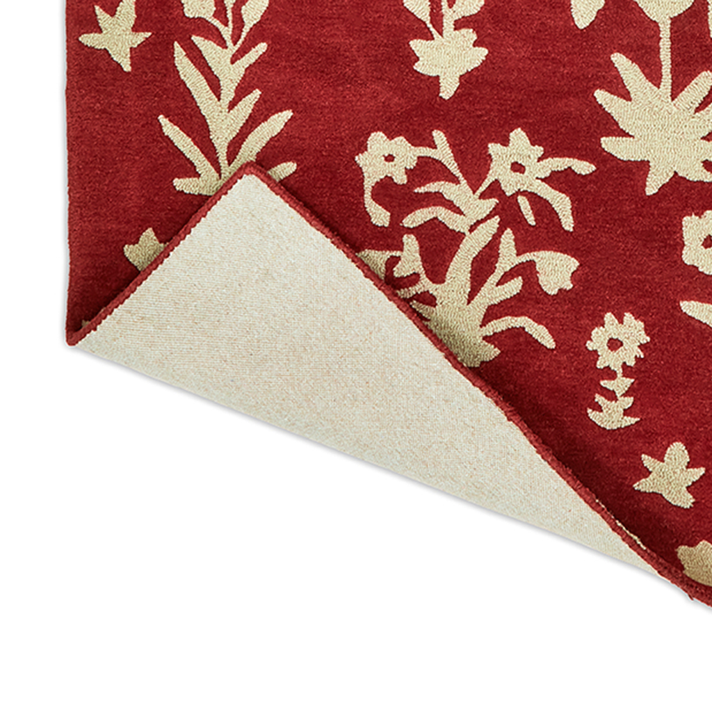 Tapete Woodland Glade Vermelho Damasco | Tamanho: 250 × 350 cm