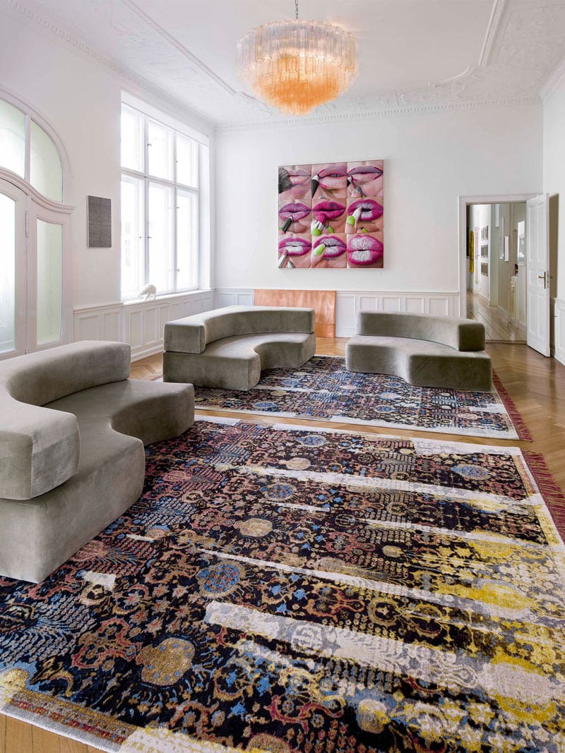 Tapete Block Feito à Mão