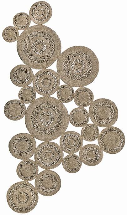Tapete Indiano Braided Bege | Tamanho: 200 × 300 cm Tapete Indiano Braided Bege | Tamanho: 200 × 300 cm