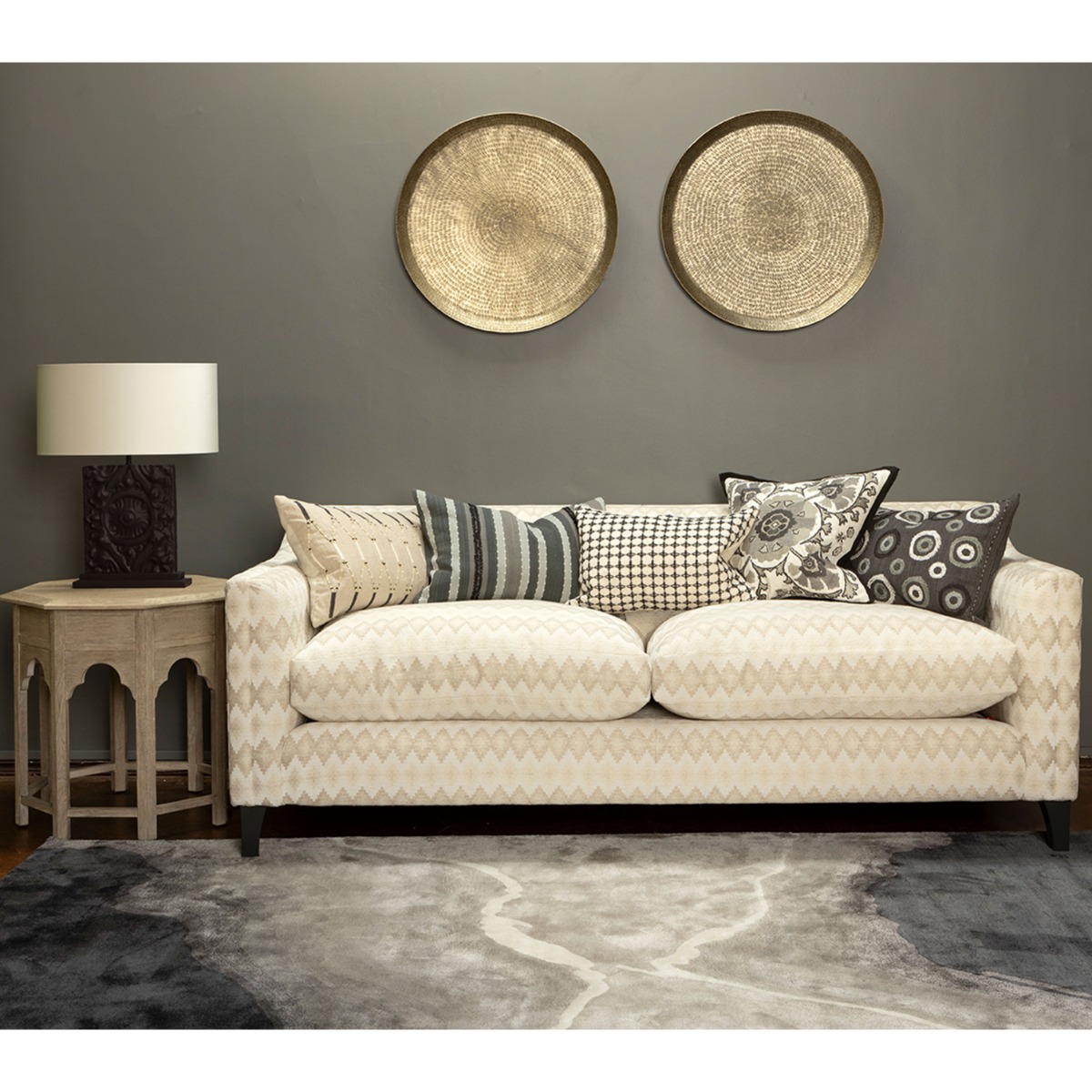 Almofada Naraya Noir 60 × 40