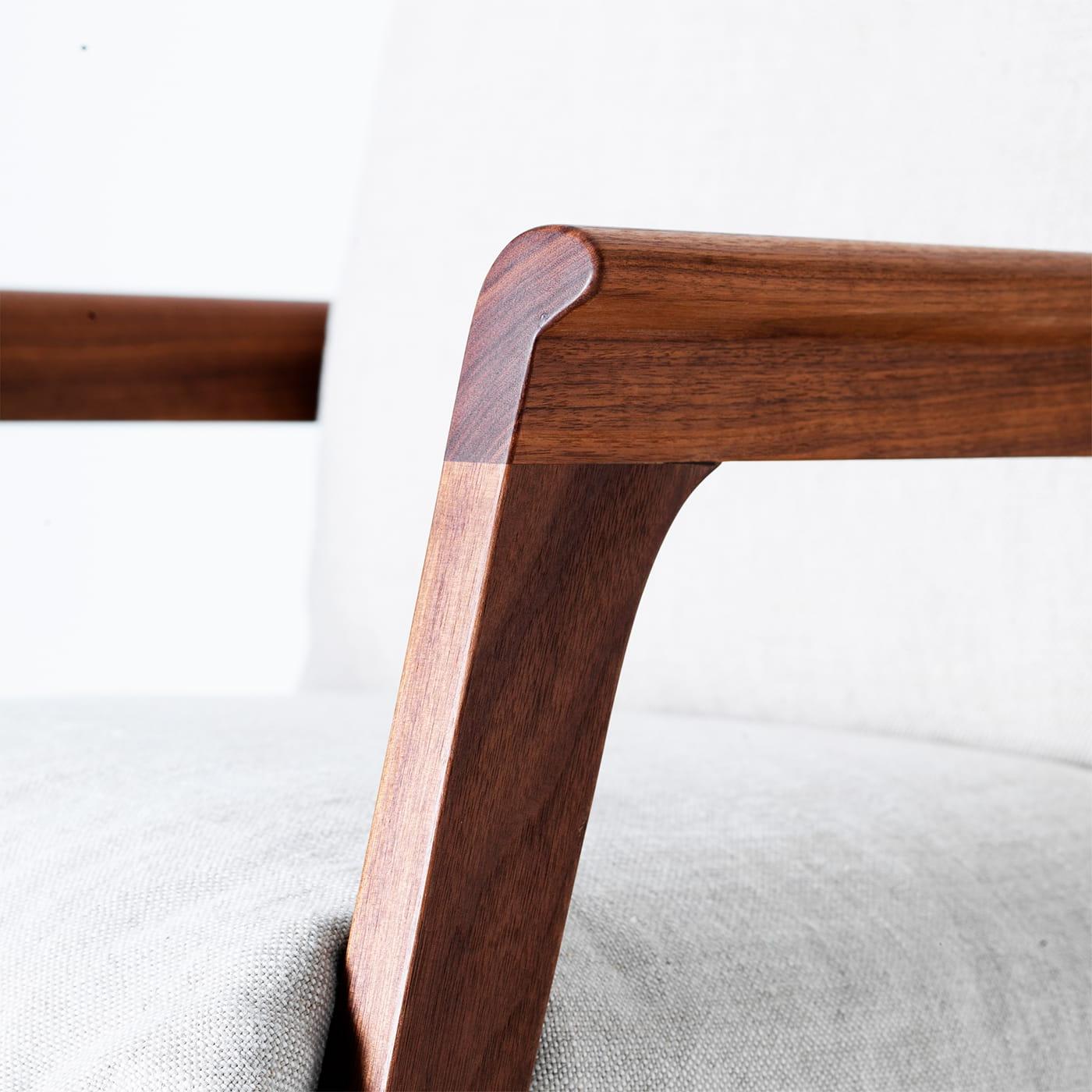 Cadeira de Baloiço Momento Castanha | Estofo: Linen UNICO NF184 20