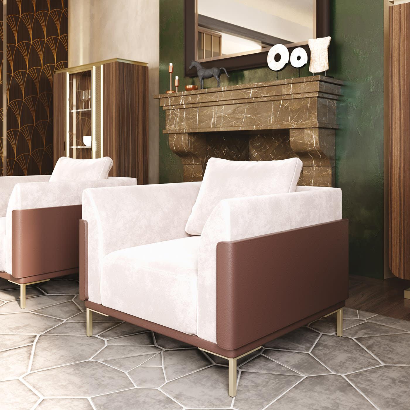 Poltrona Italiana Contemporânea Vittoria