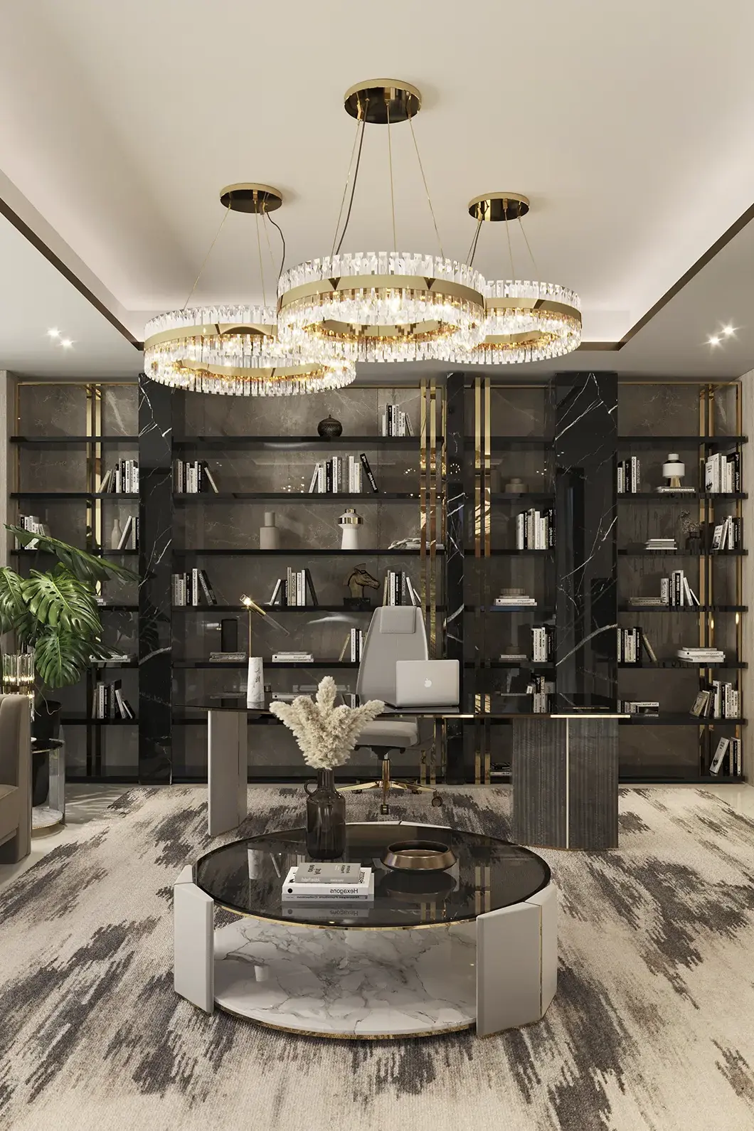 Candeeiro suspenso esbelto Freedom | Dimensões: Ø 100 cm - 3