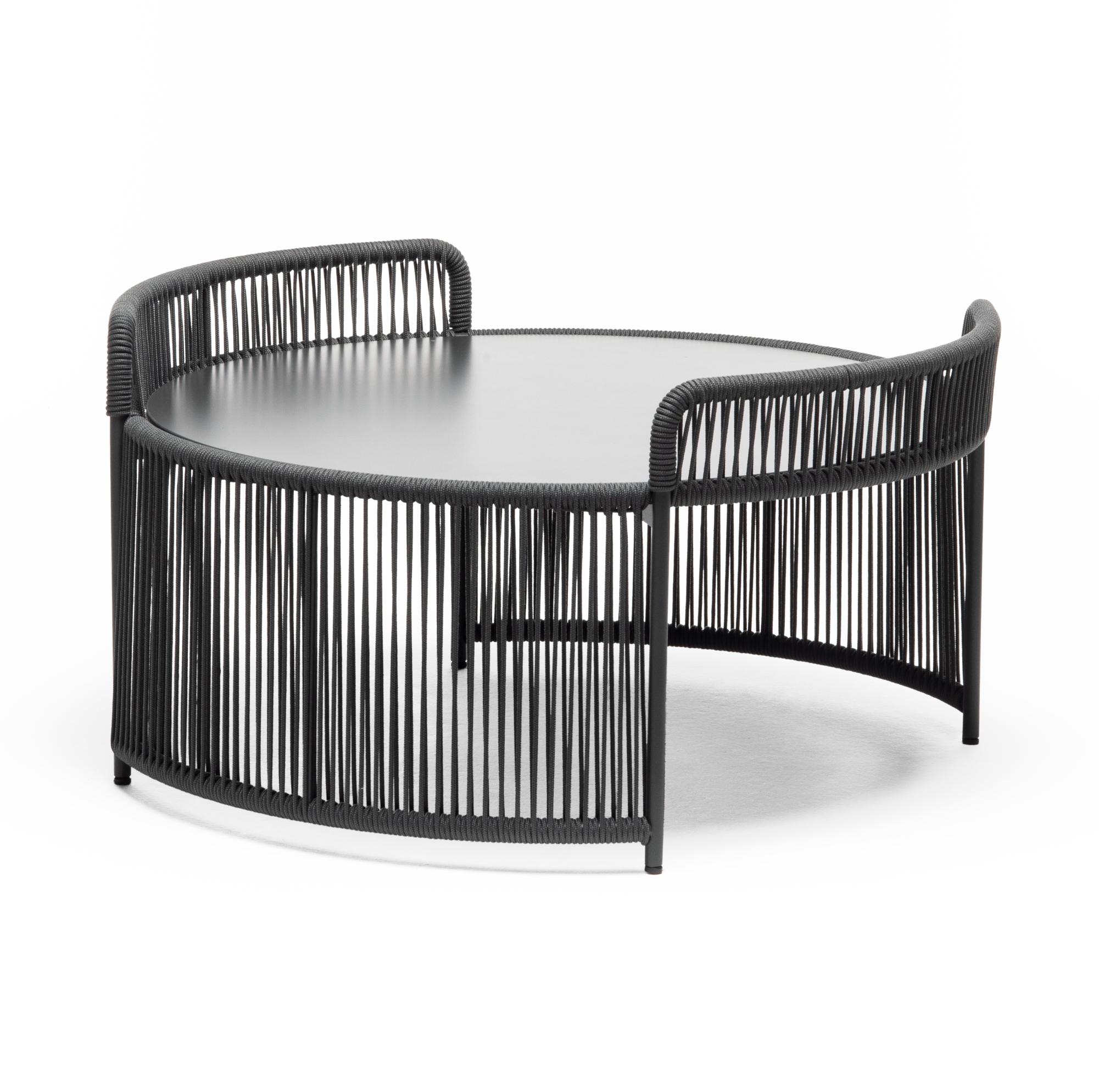 Mesa de Centro Redonda para Exterior Altana ME Antracite
