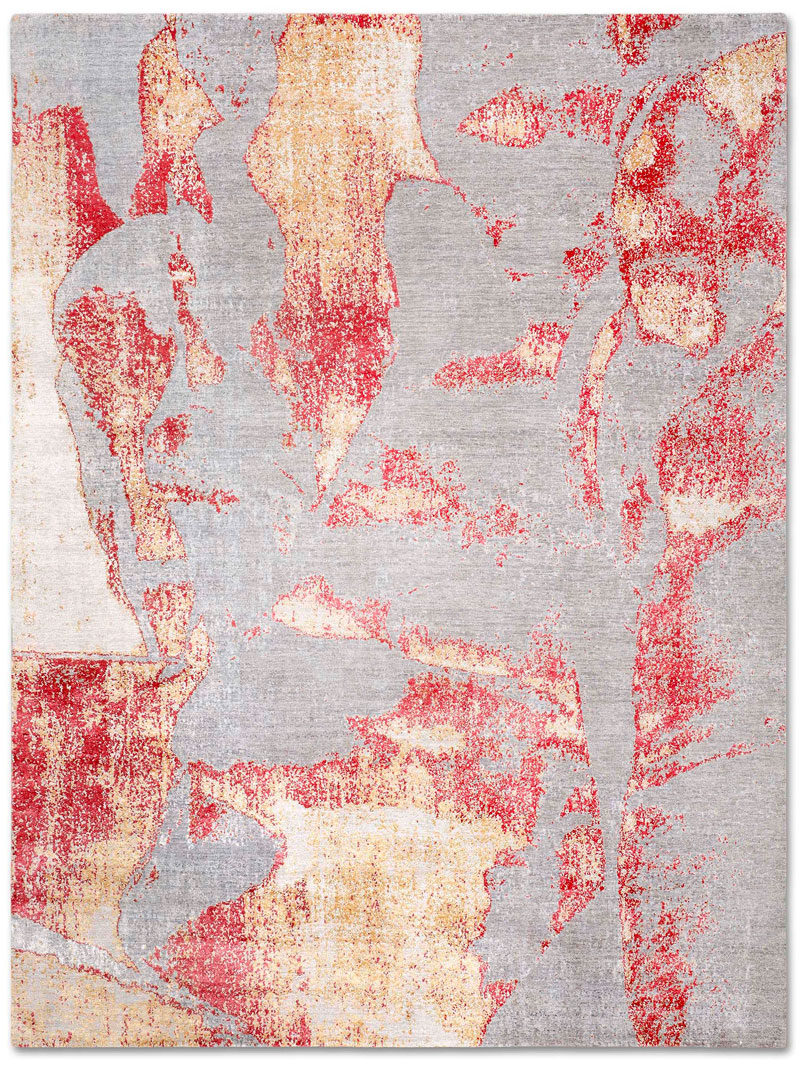 Tapete Gold Coral Feito à Mão | Tamanho: 170 × 240 cm