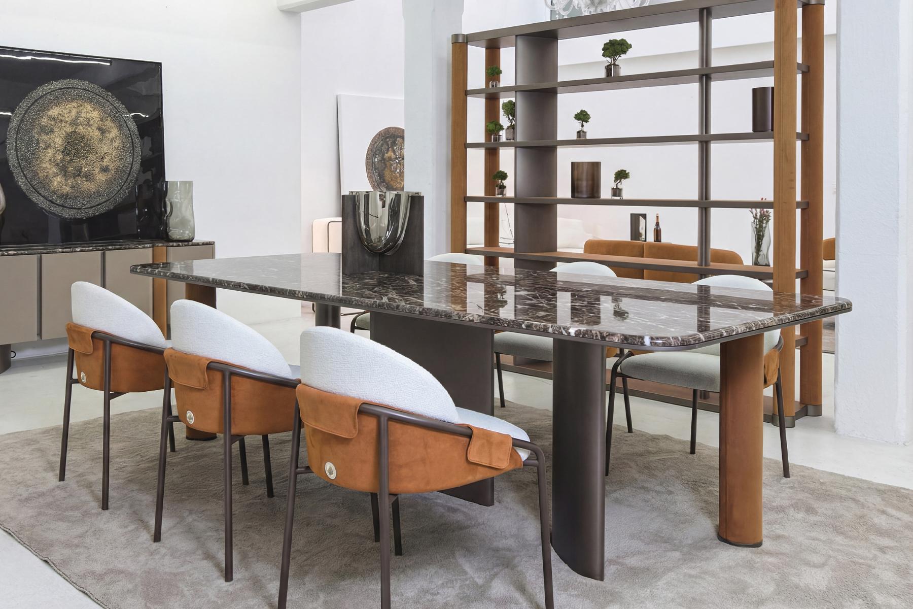 Mesa de Jantar Bon Ton em Mármore