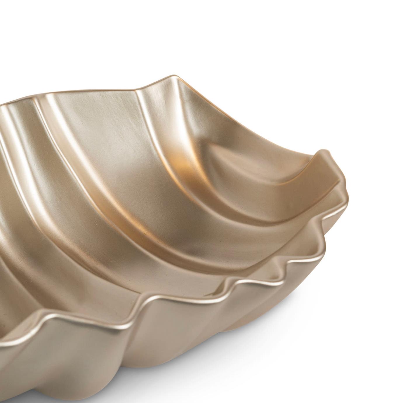 Centro de Mesa Bege Plissado Acetinado