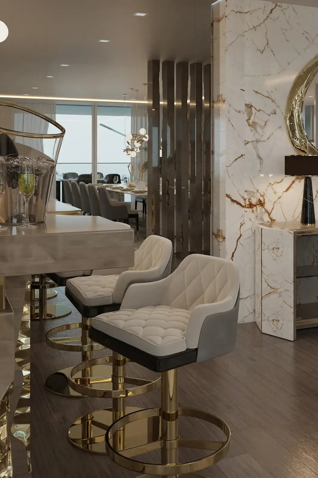 Cadeira bar giratória Regal