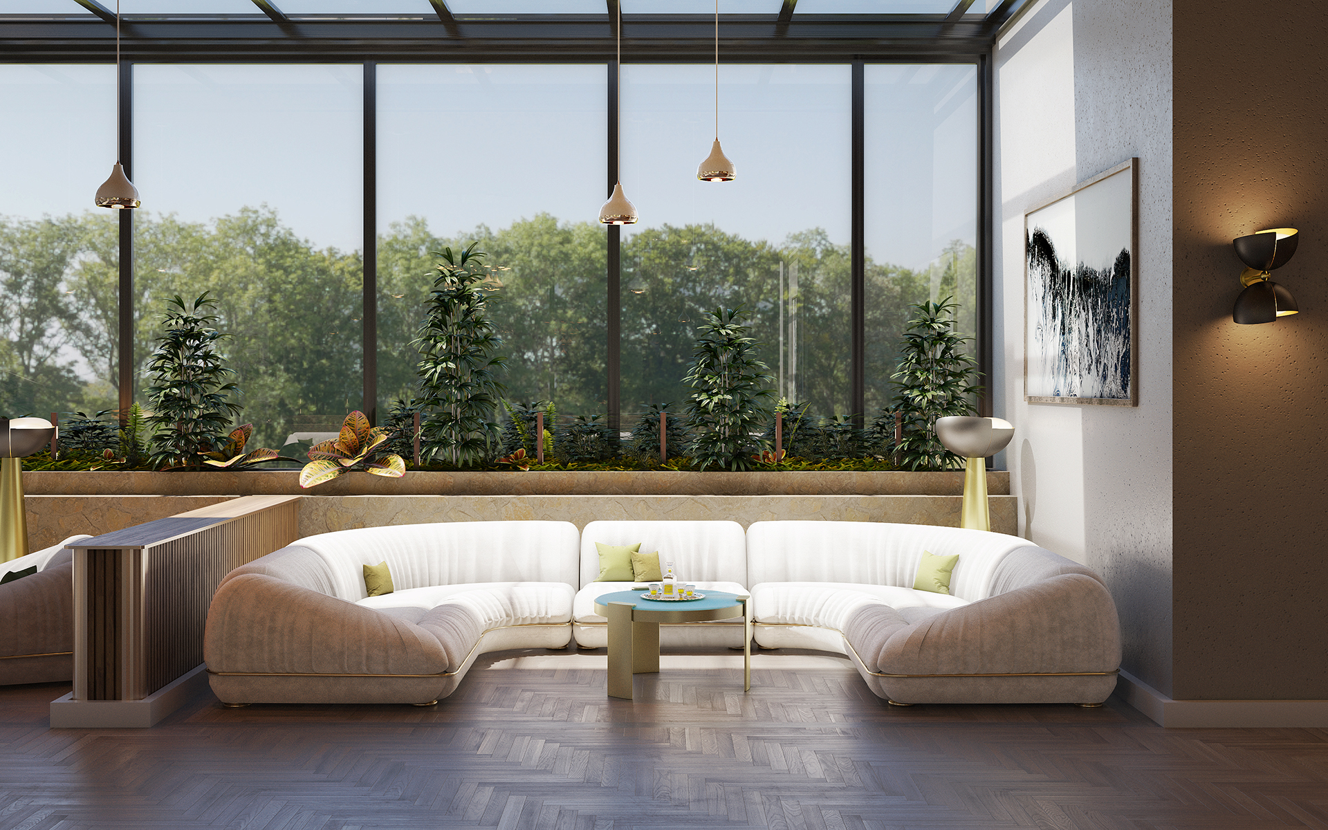 Candeeiro de parede ilusão - 5