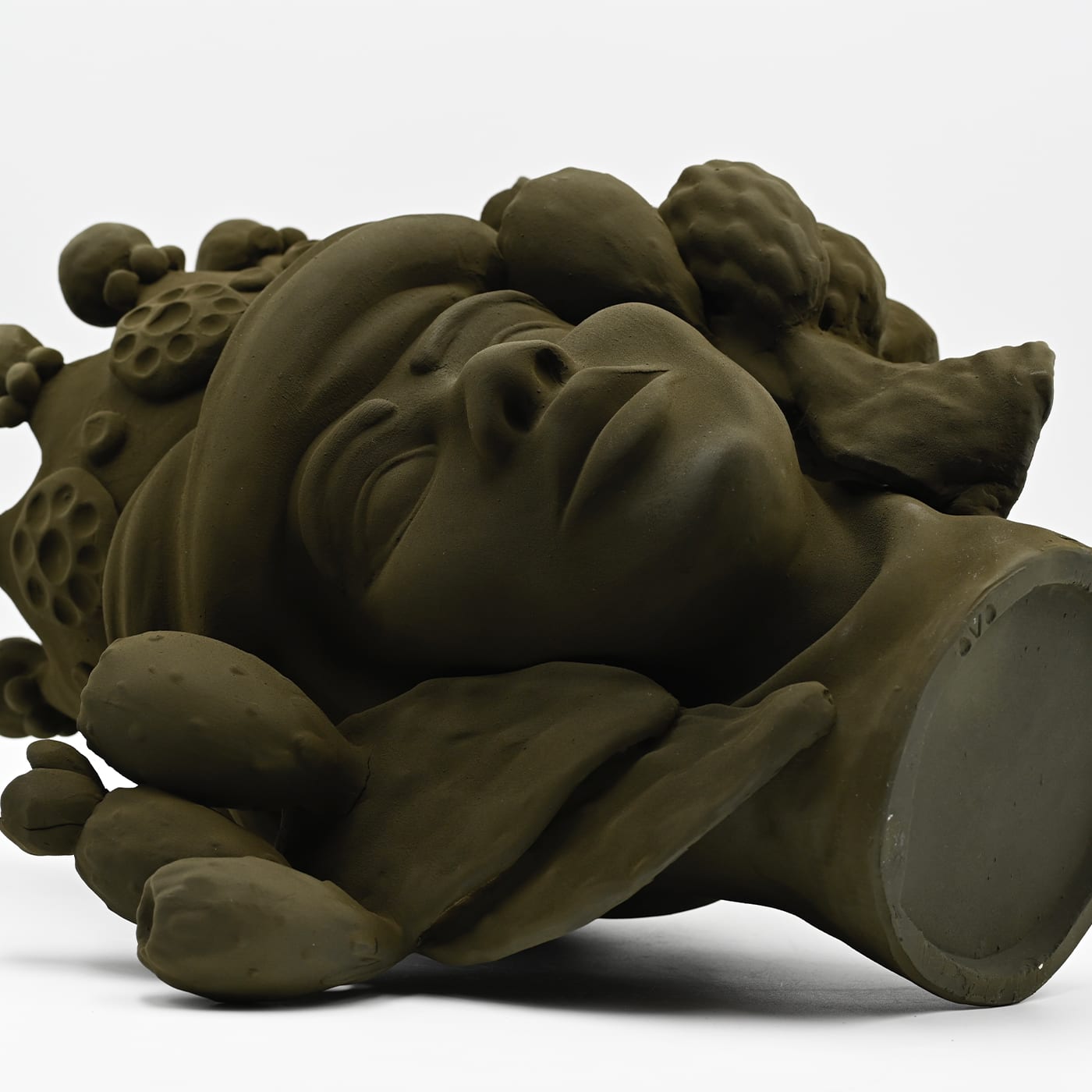 Escultura Moor's Head castanha