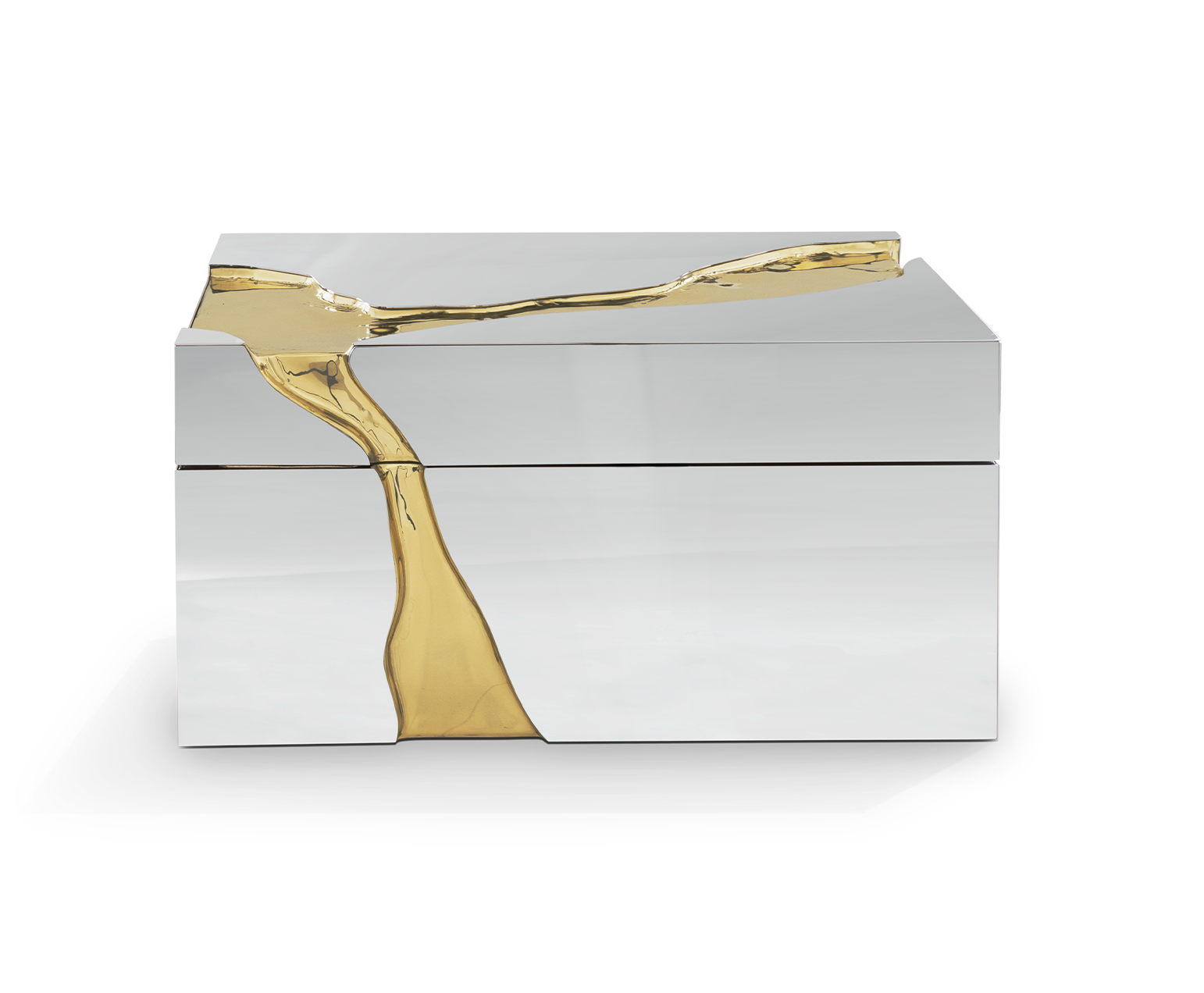 Caixa de relógio fissura