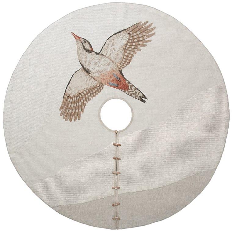 Tapete Migration Pettirosso Circle Designer Tecido à Mão