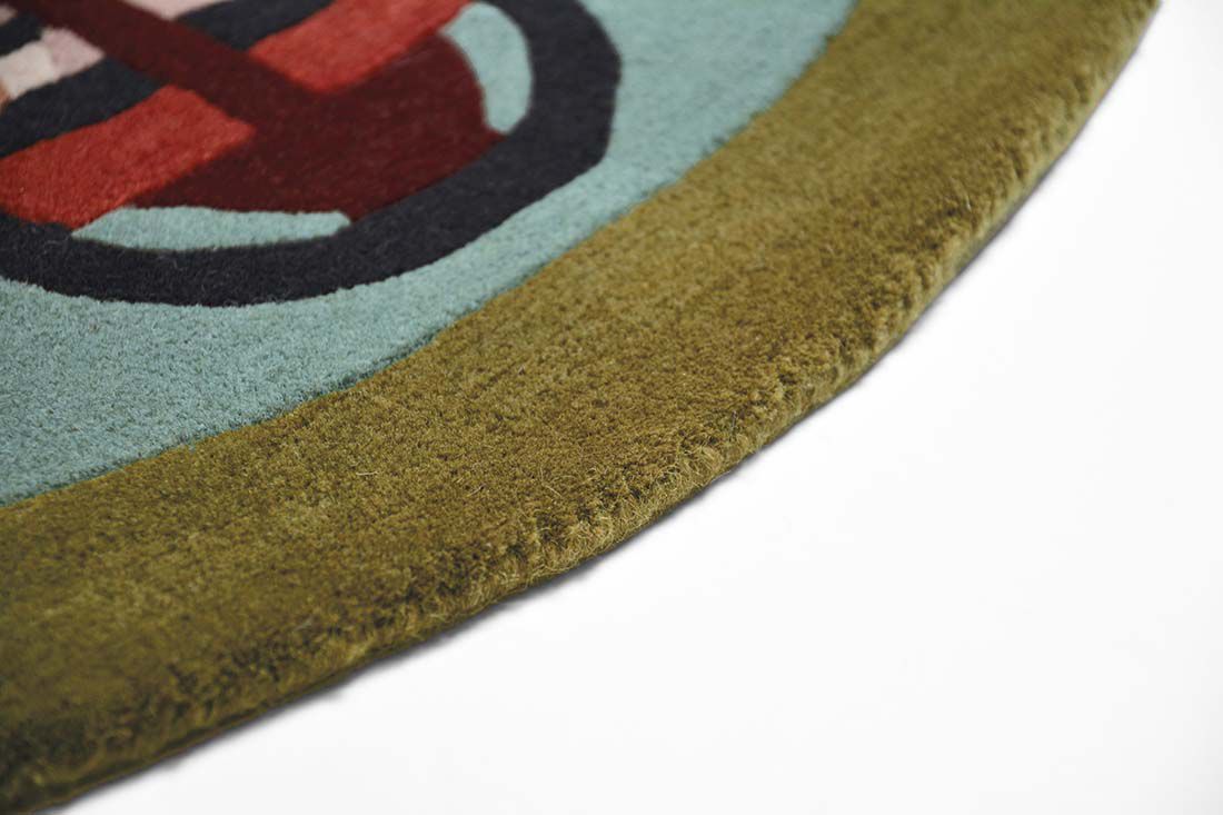 Tapete Redondo Círculo Zodiac Touro