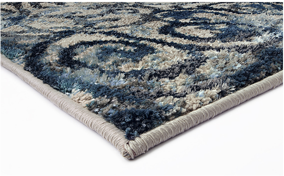 Tapete Antique Bege / Azul | Tamanho: 160 × 235 cm