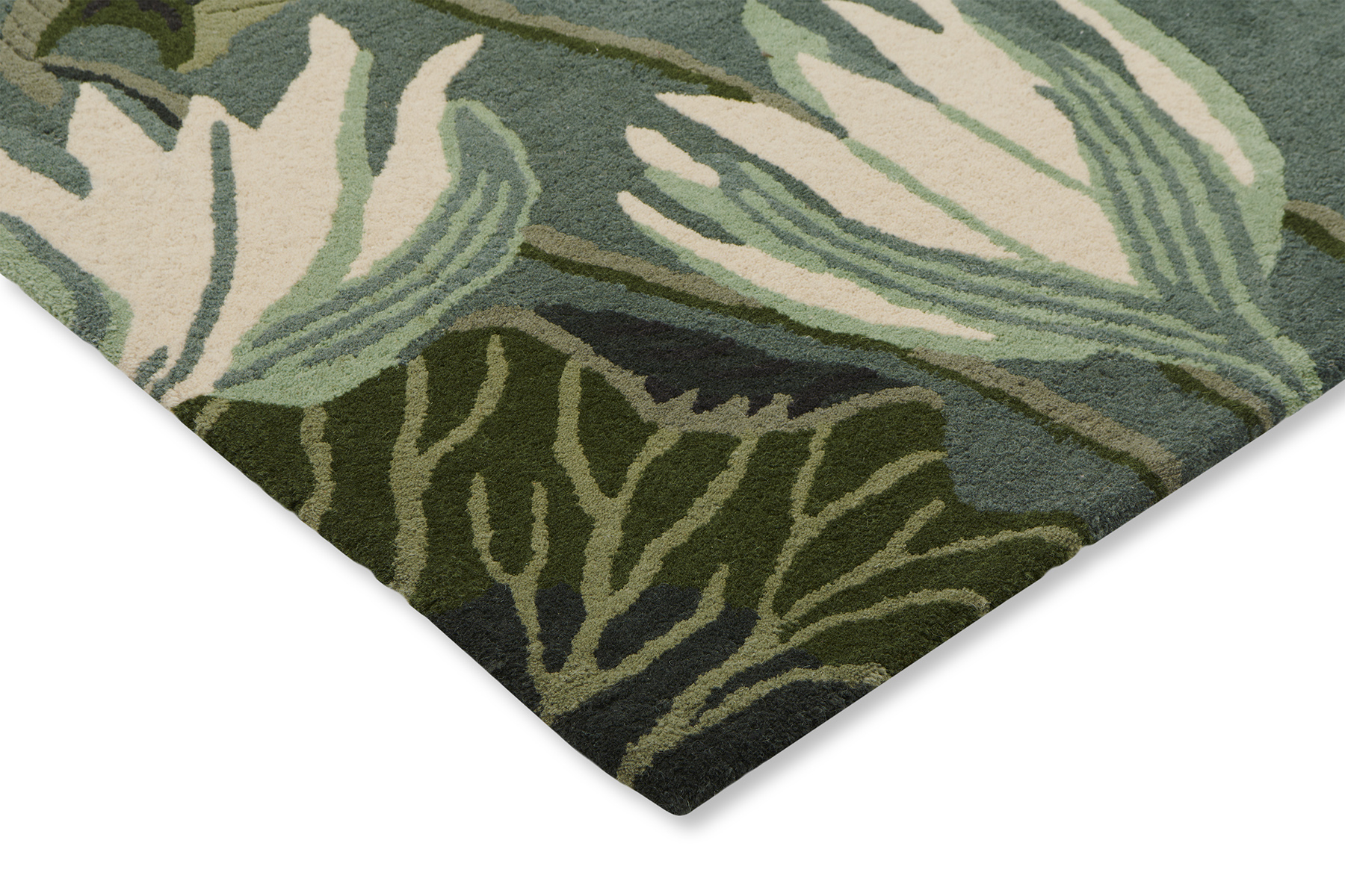 Tapete Waterlily Lago Meia-noite | Tamanho: 170 × 240 cm