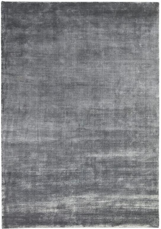Tapete de Viscose Liso Cinzento | Tamanho: 200 × 300 cm