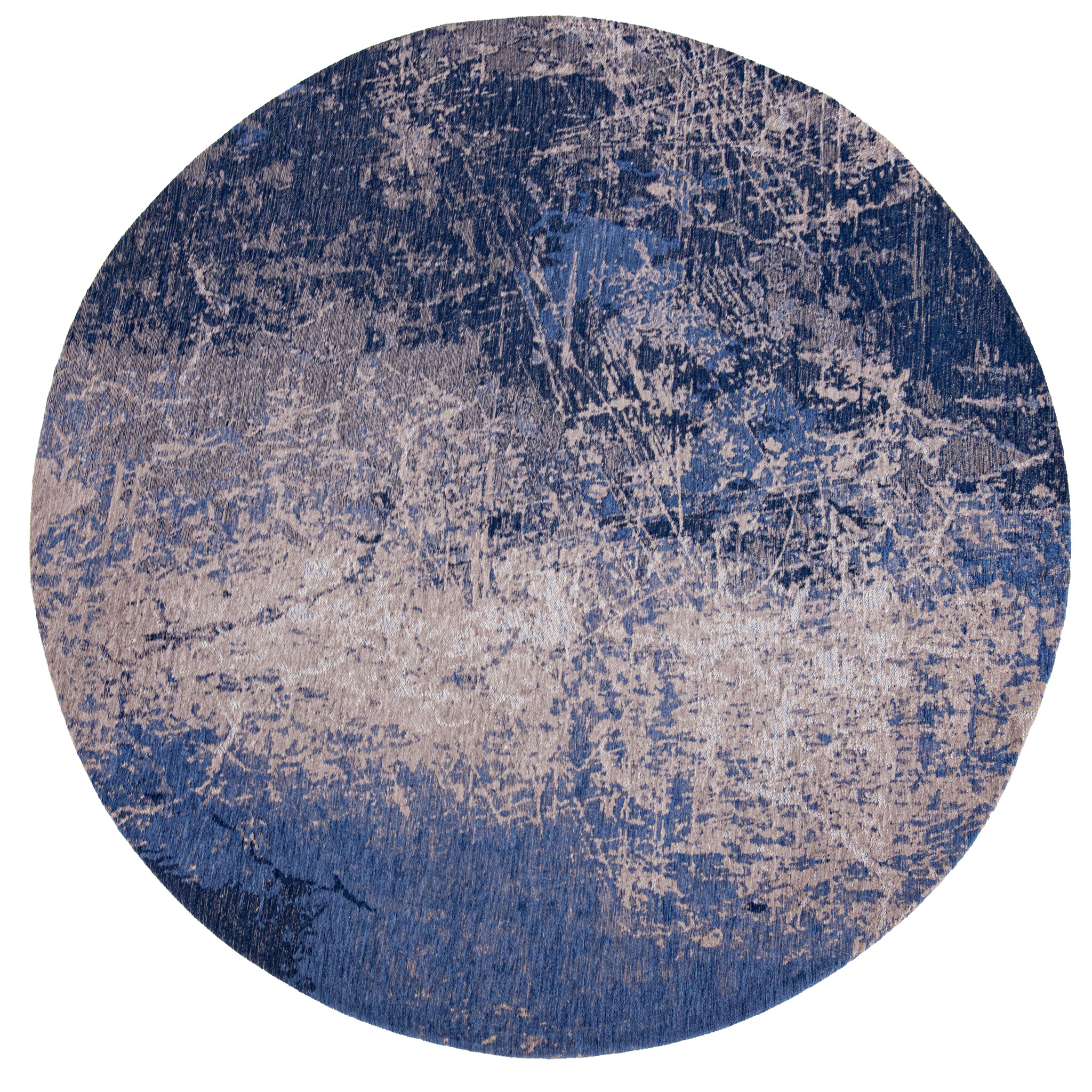 Tapete 8629 Abyss Azul Redondo | Tamanho: Ø 240 cm