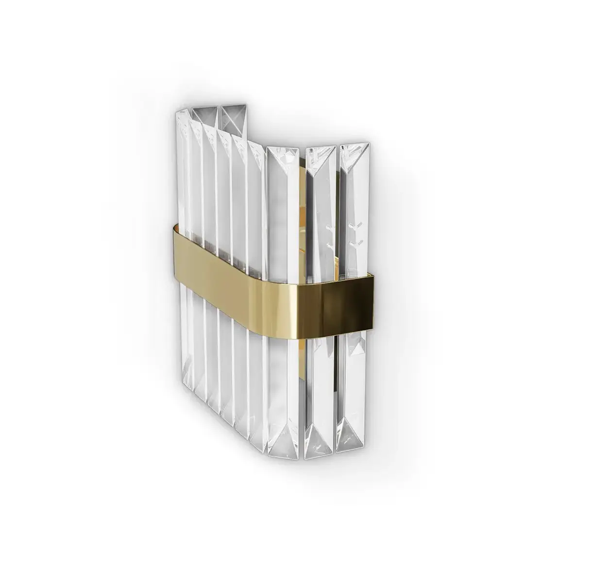 Candeeiro de parede quadrado esbelto Freedom